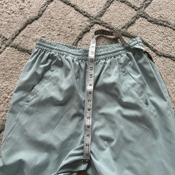 Vintage Jamie Sadock pull on straight leg pants blue high rise large - Picture 8 of 10